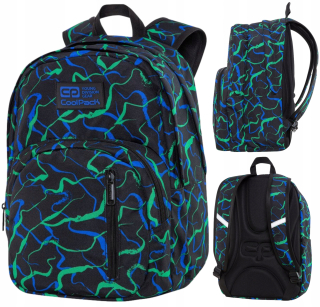 CoolPack viackomorový školský batoh, viacfarebný, 27 rokov